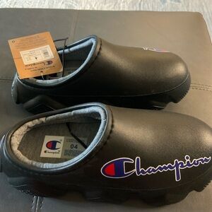 Authentic CHAMPION Youth size 4 Unisex CROC Style  SLIDES…NWT